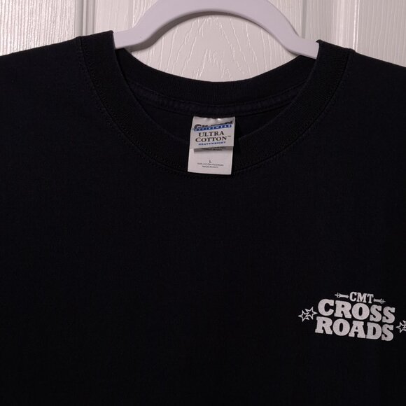 CMT Crossroads: Los Lonely Boys & Ronnie Milsap USED Shirt (L, Y2K, Promo) - Picture 4 of 8